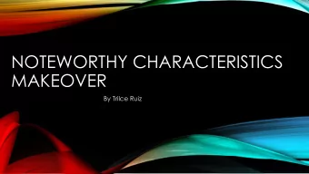 MAKEOVER  By Trilce Ruiz  MSPE  Your Medical School Performance Evaluation (MSPE) -- also known as