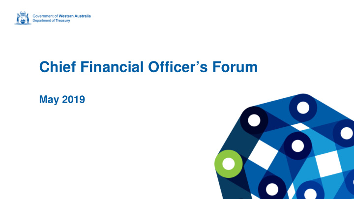 chief financial officer s forum
