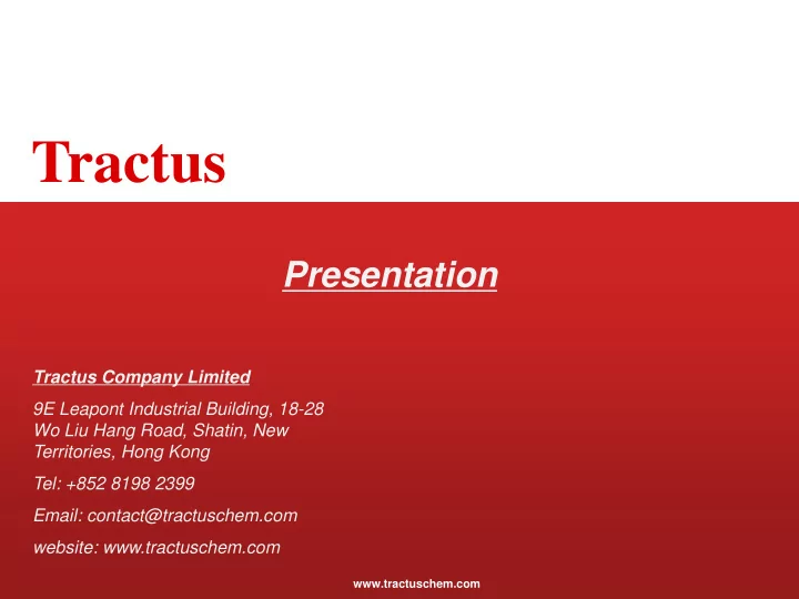 tractus