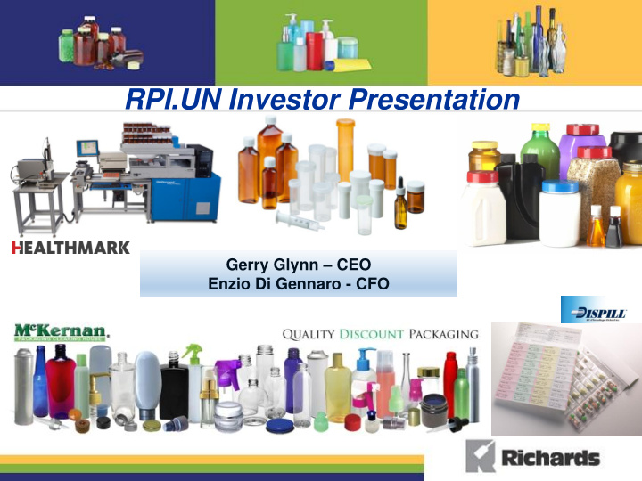 rpi un investor presentation