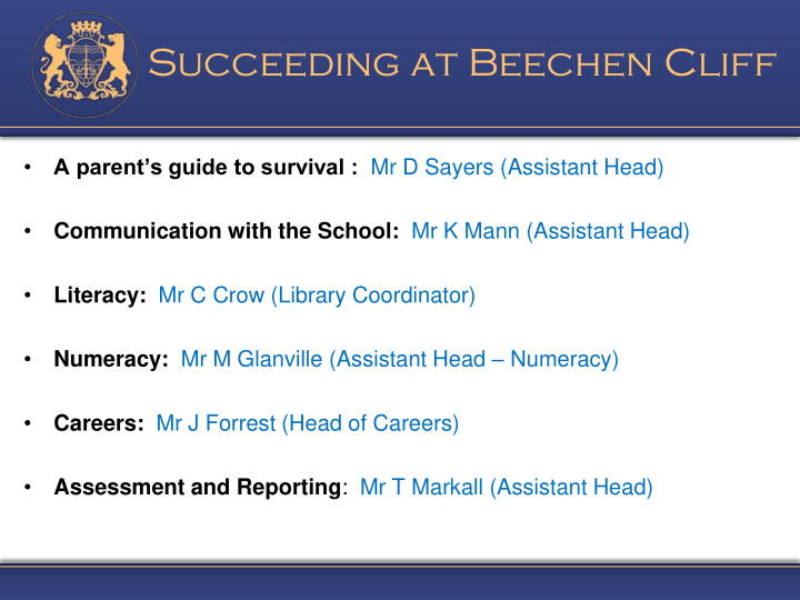 succeeding at beechen cliff