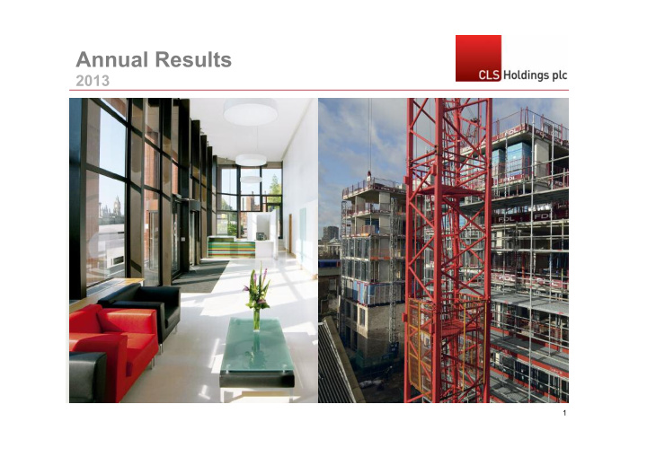 annual results 2013