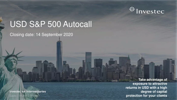 usd s p 500 autocall