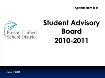 2010-2011  June 1, 2011  FUSD Accountability Policy  2 The primary purpose of this policy is to