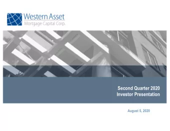 Second Quarter 2020  Investor Presentation  August 5, 2020  Safe Harbor Statement  We make