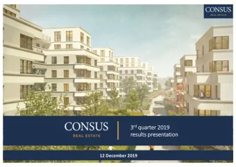 rd quar 3 rd  quarter er 2019  2019  re results pr  presen  esentati  tion  on 12 December 2019  Ag