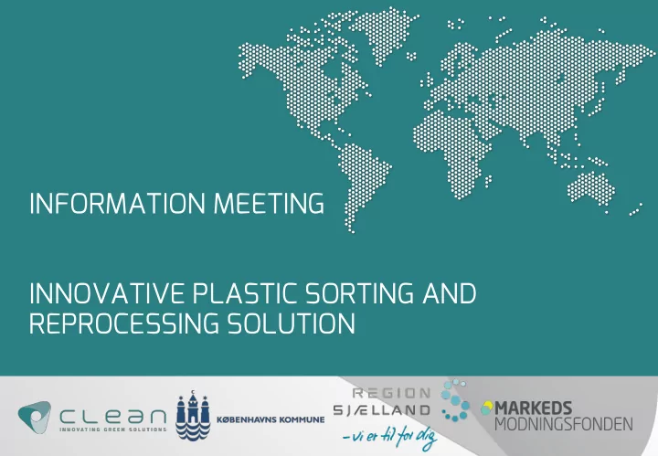 innovative plastic sorting and