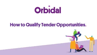 How to Qualify Tender Opportunities.  James Connor  Assistant Marketing Manager