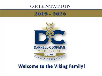 Welcome to the Viking Family!  Highlights of 2018-2019    Ranked # 22 on the Washington Post's