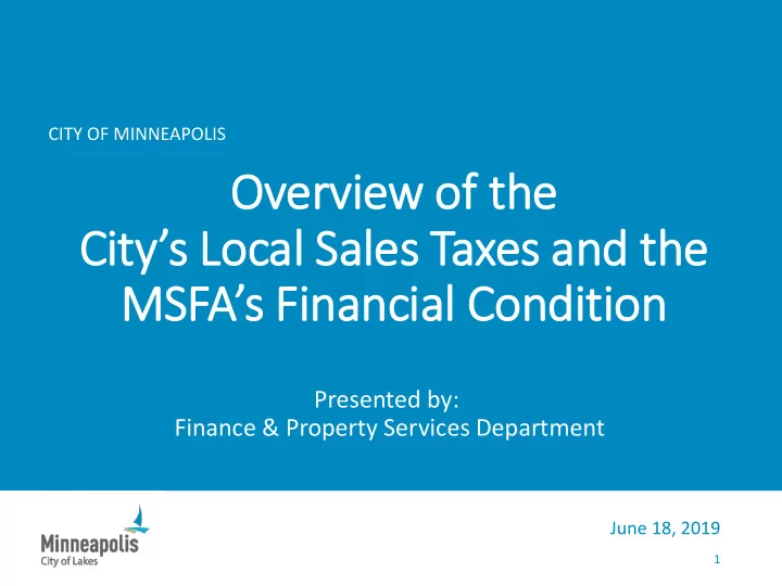 city s local sales taxes and the