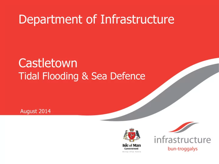 department of infrastructure