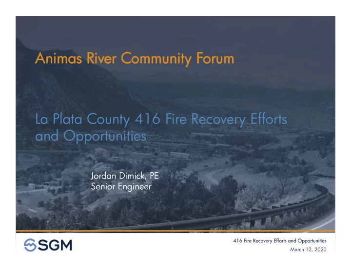 anima imas r river c r comm mmunit unity f y forum