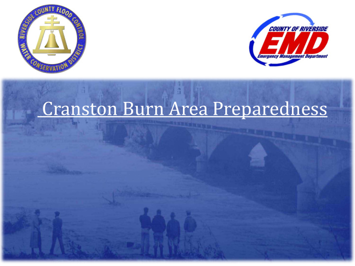 cranston burn area preparedness presentation outline burn