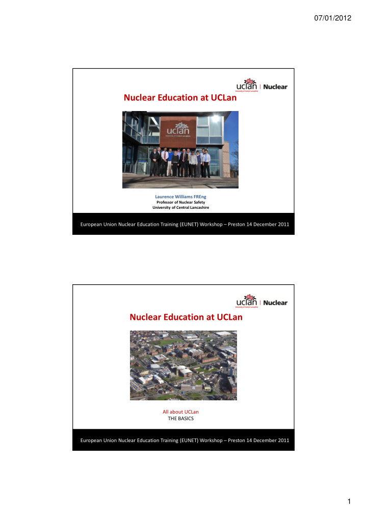 nuclear education at uclan