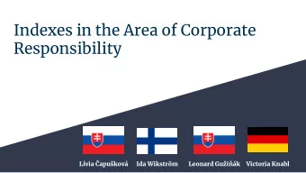 Responsibility  Lvia apukov  Ida Wikstrm  Leonard Guik  Victoria Knabl  Structure