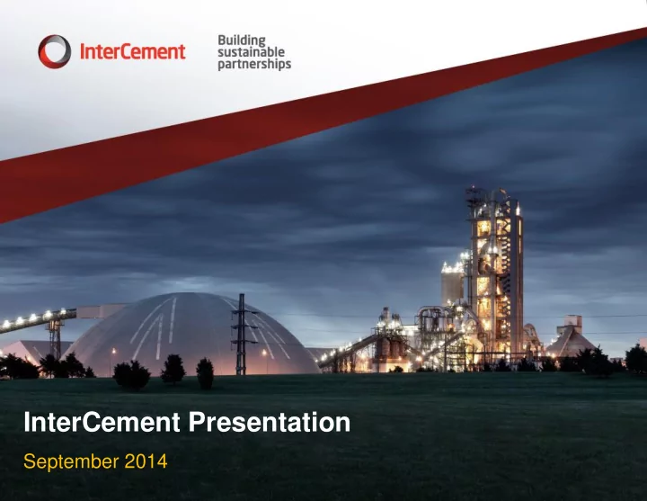 intercement presentation