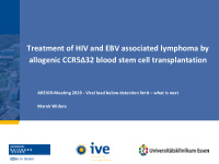 treatment of hiv and ebv associated lymphoma by allogenic