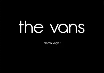 the vans  emma vogler  the brief:  long story short:  1:  logo  2: album artwork  - cover  - 3 page