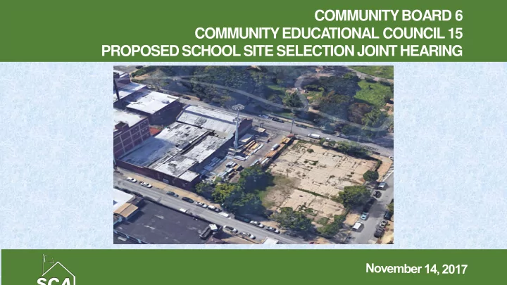 community board 6