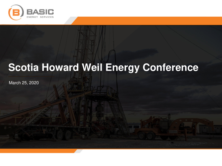 scotia howard weil energy conference