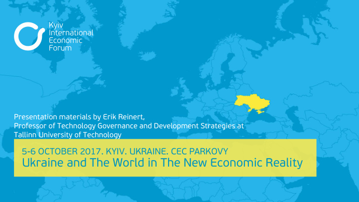 ukraine and the world in the new economic reality