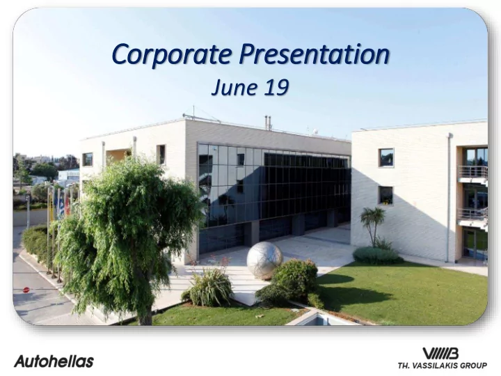 corporate presentation