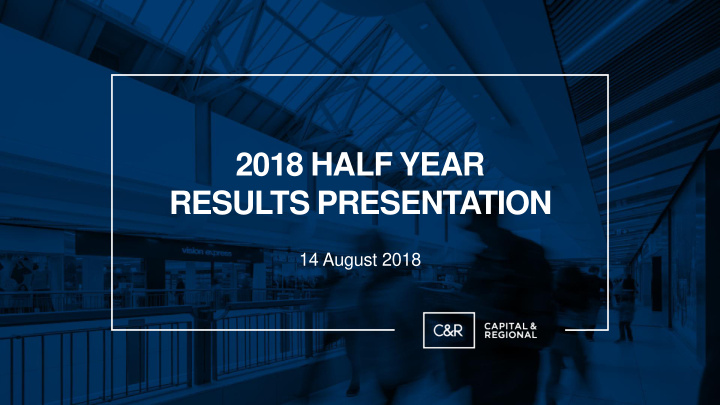 results presentation