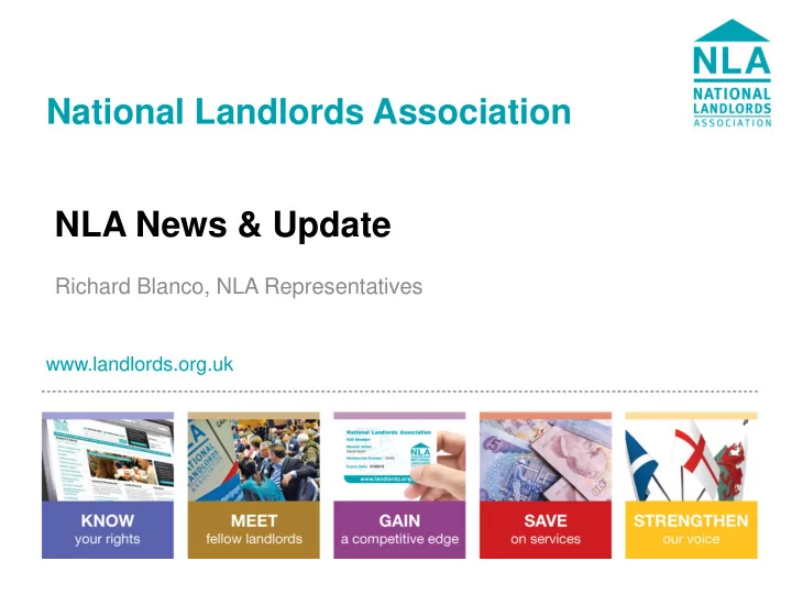 national landlords association nla news update