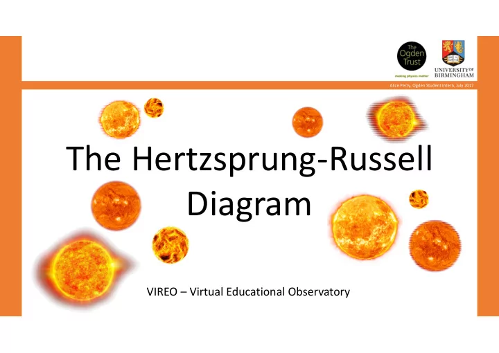 the hertzsprung russell diagram