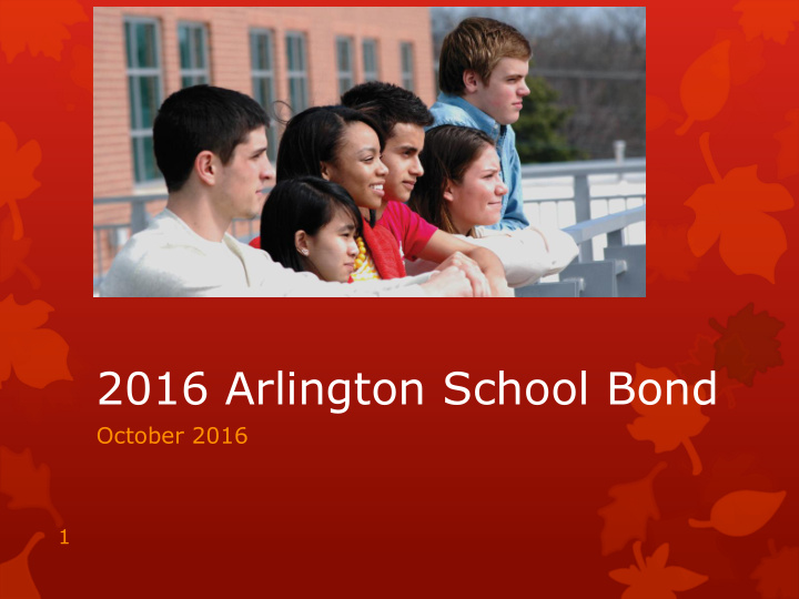 2016 arlington school bond