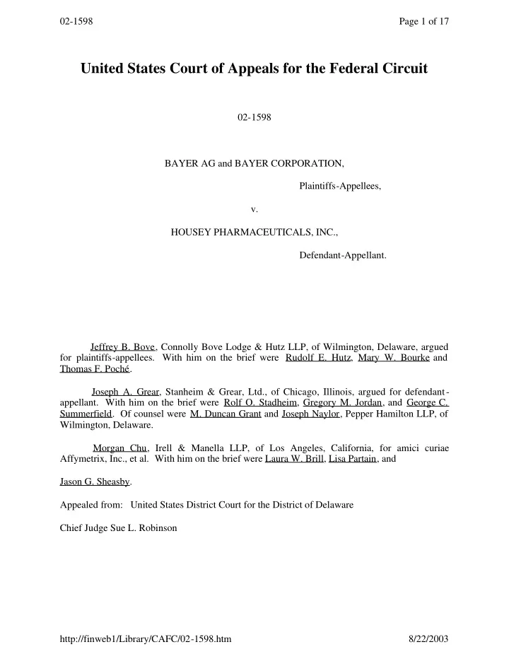 bayer ag and bayer corporation