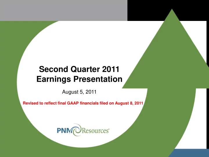 earnings presentation