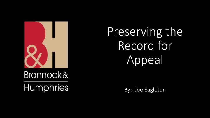 record for