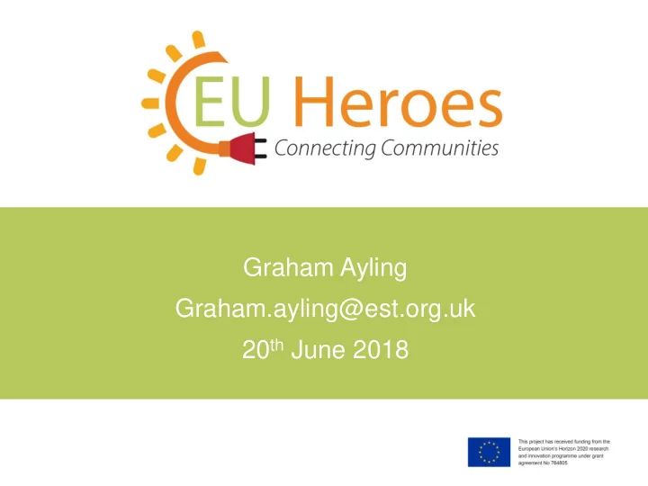 graham ayling graham ayling est org uk