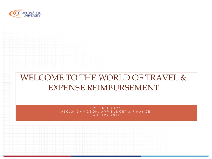 welcome to the world of travel amp expense reimbursement