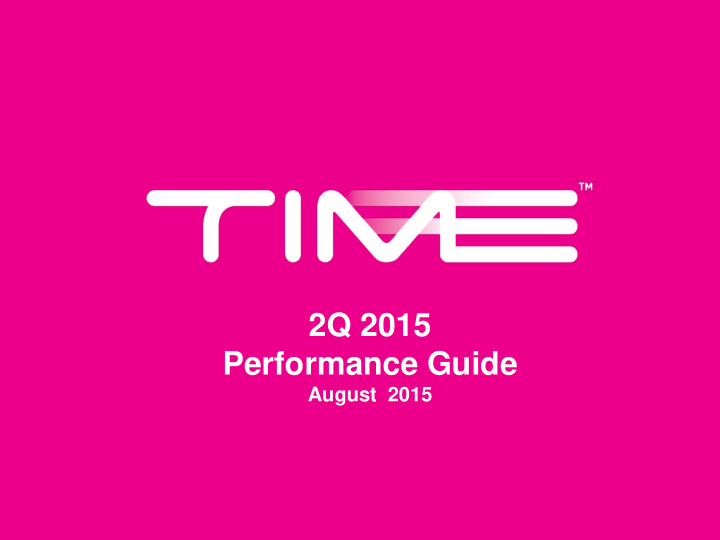 2q 2015 performance guide