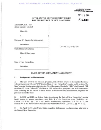 r [n 12 tm  IN THE UNITED STATES DISTRICT COURT  FILED  FOR THE DISTRICT OF NEW HAMPSHIRE  Amanda
