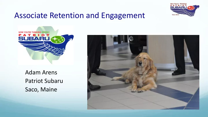 associate retention and engagement