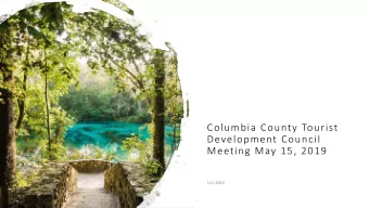 Development Council  Meeting May 15, 2019  5.15.2019  Meeting to Order  Call to Order  Pledge