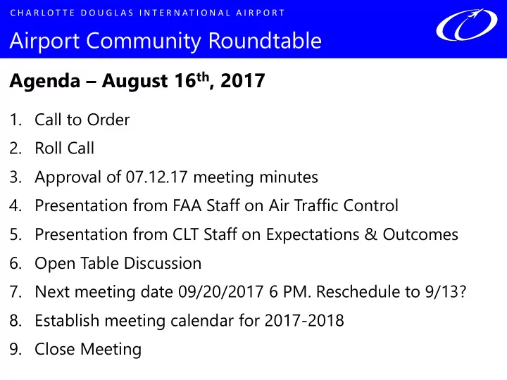 airport community roundtable