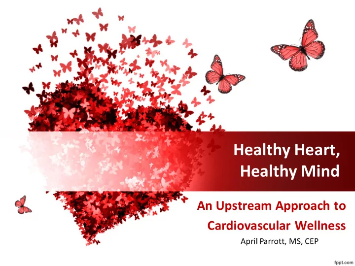 healthy heart healthy mind