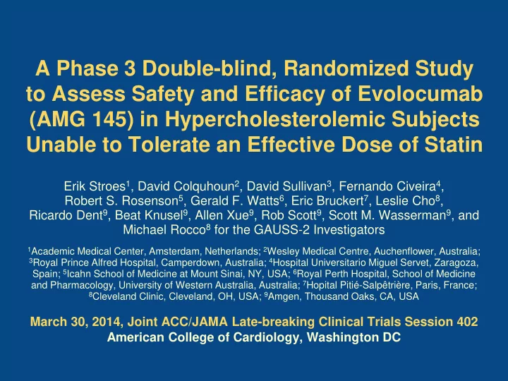 unable to tolerate an effective dose of statin
