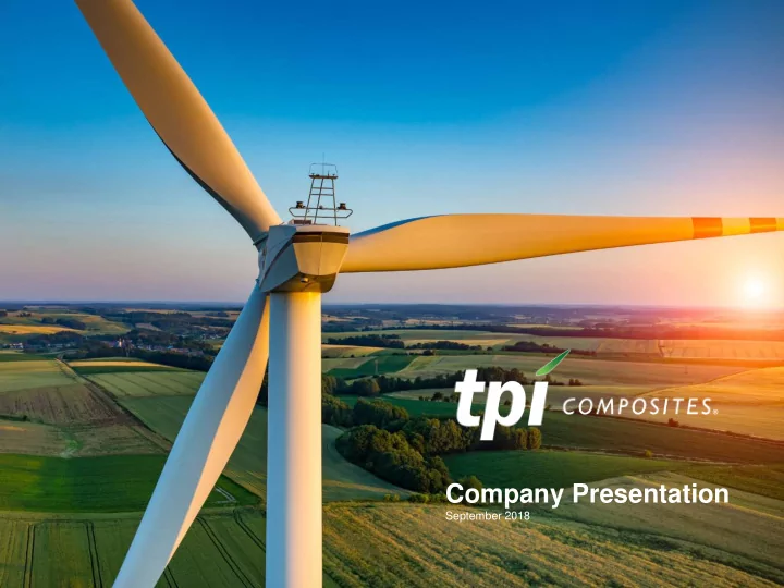 company presentation