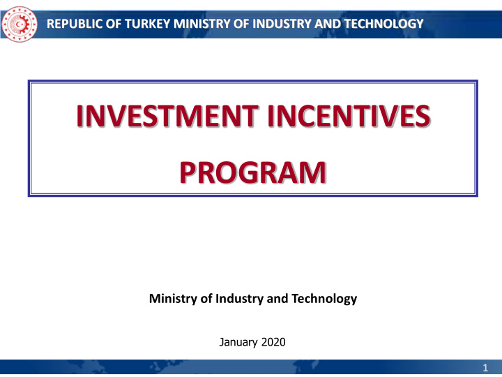 investment incentives program