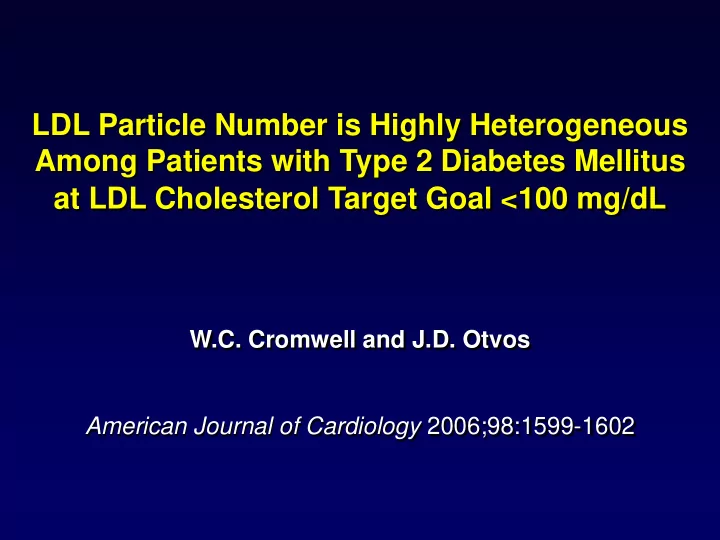 among patients with type 2 diabetes mellitus