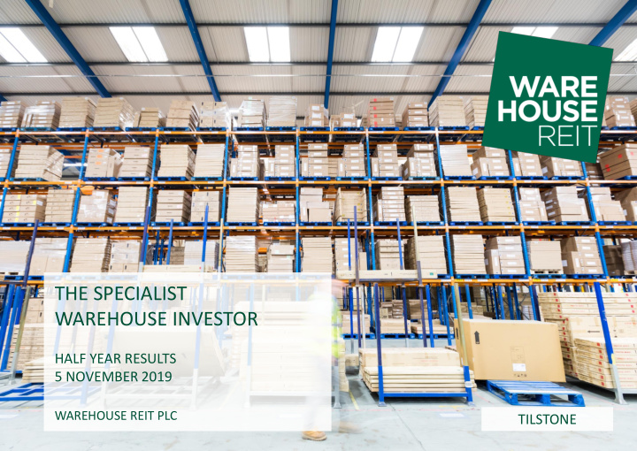 the specialist warehouse investor