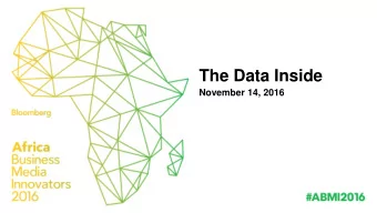 title.  Kenya Grows Most of Major African Economies  Presentation title.  Kenya Booms as Refined