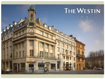 Street &amp; cultural quarter of Temple Bar  Hotel Lobby  172 bedrooms all featuring the Westin