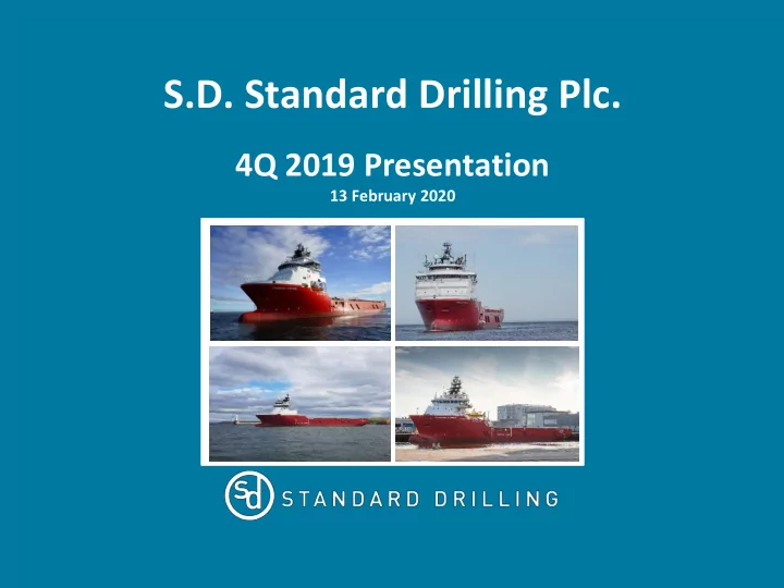 s d standard drilling plc