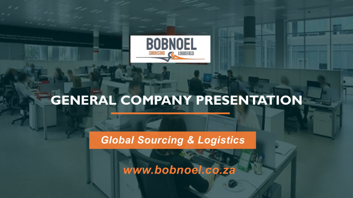 general company presentation